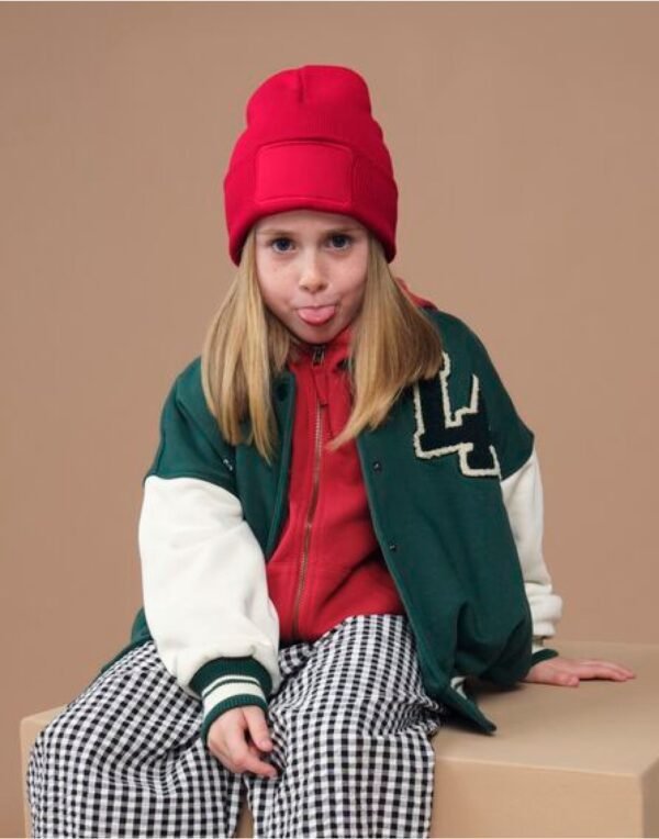 Beechfield B445B Kids Original Patch Beanie | Custom Printed and Embroidered