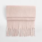 Beechfield B496R Fluffy Scarf - Blush | Custom Printed and Embroidered