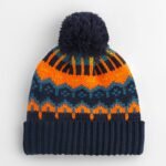 Beechfield B528 Retro Ski Beanie - Blazing Blue | Custom Printed and Embroidered