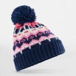 Beechfield B528 Retro Ski Beanie - Snow Blossom | Custom Printed and Embroidered