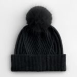 Beechfield B529 Snow Luxe Beanie - Black | Custom Printed and Embroidered
