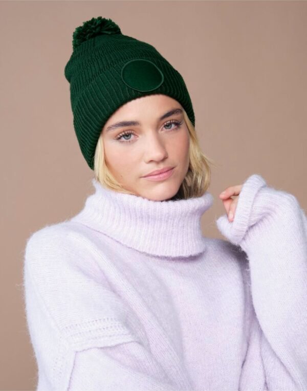 Beechfield B530R Fan Patch Beanie | Custom Printed and Embroidered