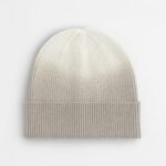Beechfield B533 Dip Dye Beanie - Natural Stone Dip Dye | Custom Printed and Embroidered