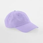 Beechfield B653B Junior Low Profile 6 Panel Dad Cap - Lavender | Custom Printed and Embroidered