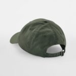 Beechfield B653B Junior Low Profile 6 Panel Dad Cap - Olive Green | Custom Printed and Embroidered
