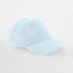 Beechfield B653B Junior Low Profile 6 Panel Dad Cap - Pastel Blue | Custom Printed and Embroidered