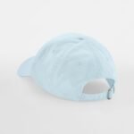 Beechfield B653B Junior Low Profile 6 Panel Dad Cap - Pastel Blue | Custom Printed and Embroidered