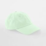 Beechfield B653B Junior Low Profile 6 Panel Dad Cap - Pastel Mint | Custom Printed and Embroidered