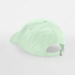 Beechfield B653B Junior Low Profile 6 Panel Dad Cap - Pastel Mint | Custom Printed and Embroidered