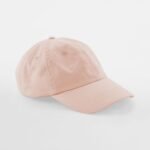 Beechfield B653B Junior Low Profile 6 Panel Dad Cap - Peach | Custom Printed and Embroidered