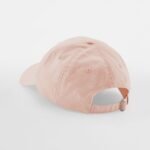 Beechfield B653B Junior Low Profile 6 Panel Dad Cap - Peach | Custom Printed and Embroidered