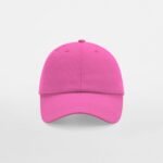 Beechfield B653B Junior Low Profile 6 Panel Dad Cap - True Pink | Custom Printed and Embroidered