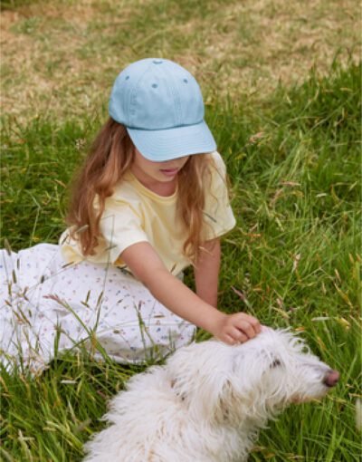 Beechfield B655B Junior Low Profile Vintage Cap | Custom Printed and Embroidered