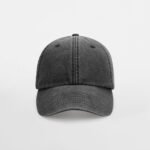 Beechfield B655B Junior Low Profile Vintage Cap - Vintage Black | Custom Printed and Embroidered