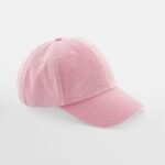 Beechfield B655B Junior Low Profile Vintage Cap - Vintage Dusky Pink | Custom Printed and Embroidered
