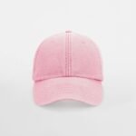 Beechfield B655B Junior Low Profile Vintage Cap - Vintage Dusky Pink | Custom Printed and Embroidered