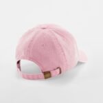 Beechfield B655B Junior Low Profile Vintage Cap - Vintage Dusky Pink | Custom Printed and Embroidered