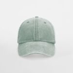 Beechfield B655B Junior Low Profile Vintage Cap - Vintage Sage Green | Custom Printed and Embroidered