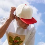 Beechfield B662 Contrast Flat Peak 6 Panel Cap | Custom Printed and Embroidered