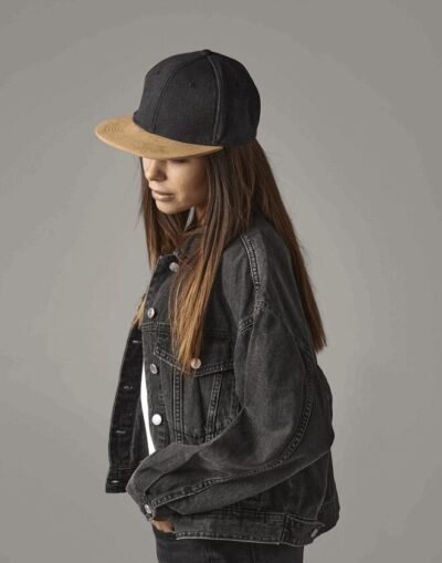 Beechfield B668 Suede Peak Snapback