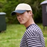 Beechfield B673 Contrast Peak Low Profile Vintage Cap | Custom Printed and Embroidered