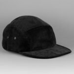 Beechfield B679 EarthAware® Organic Cord Camper Cap - Black | Custom Printed and Embroidered