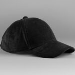Beechfield B680 EarthAware® Organic Cord Baseball Cap - Black | Custom Printed and Embroidered