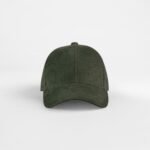 Beechfield B680 EarthAware® Organic Cord Baseball Cap - Forest Night | Custom Printed and Embroidered