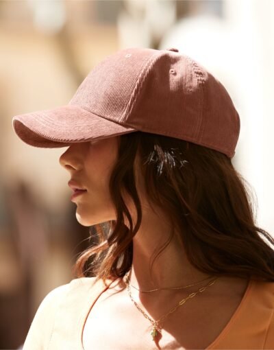 Beechfield B680 EarthAware® Organic Cord Baseball Cap | Custom Printed and Embroidered