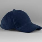 Beechfield B680 EarthAware® Organic Cord Baseball Cap - Oxford Navy | Custom Printed and Embroidered