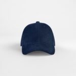 Beechfield B680 EarthAware® Organic Cord Baseball Cap - Oxford Navy | Custom Printed and Embroidered