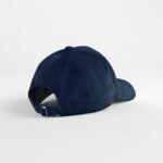 Beechfield B680 EarthAware® Organic Cord Baseball Cap - Oxford Navy | Custom Printed and Embroidered