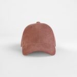 Beechfield B680 EarthAware® Organic Cord Baseball Cap - Redwood | Custom Printed and Embroidered