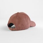 Beechfield B680 EarthAware® Organic Cord Baseball Cap - Redwood | Custom Printed and Embroidered
