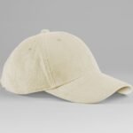Beechfield B680 EarthAware® Organic Cord Baseball Cap - Stone | Custom Printed and Embroidered