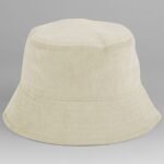 Beechfield B687 EarthAware® Organic Cord Bucket Hat - Stone | Custom Printed and Embroidered