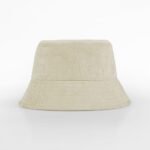 Beechfield B687 EarthAware® Organic Cord Bucket Hat - Stone | Custom Printed and Embroidered
