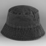 Beechfield B688 Vintage Bucket Hat - Vintage Black | Custom Printed and Embroidered