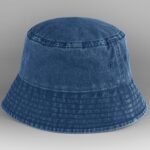 Beechfield B688 Vintage Bucket Hat - Vintage Denim | Custom Printed and Embroidered