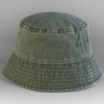 Beechfield B688 Vintage Bucket Hat - Vintage Olive | Custom Printed and Embroidered
