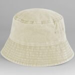 Beechfield B688 Vintage Bucket Hat - Vintage Stone | Custom Printed and Embroidered