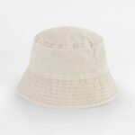 Beechfield B688B Junior Vintage Bucket Hat - Vintage Sand | Custom Printed and Embroidered