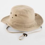 Beechfield B789 Outback Hat - Pebble | Custom Printed and Embroidered
