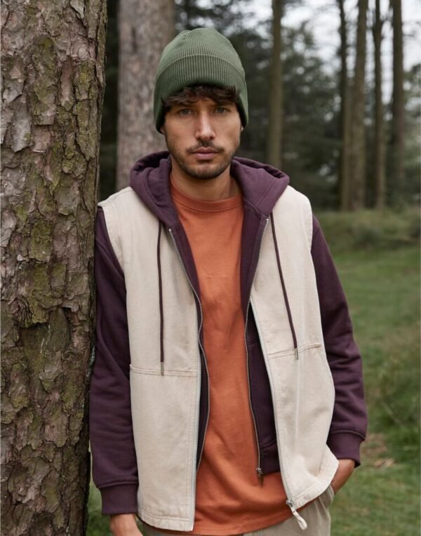 Beechfield B830N Organic Cotton Original Cuffed Beanie | Custom Printed and Embroidered