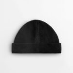 Beechfield B832N Organic Cotton Fisherman Beanie - Black | Custom Printed and Embroidered