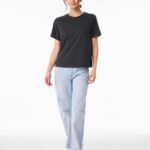Bella BE6110 Women's Heavy Boxy Tee - Dark Grey | Custom Printed and Embroidered