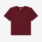 Bella BE6110 Women's Heavy Boxy Tee - Maroon | Custom Printed and Embroidered