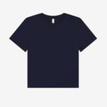 Bella BE6110 Women's Heavy Boxy Tee - Navy | Custom Printed and Embroidered