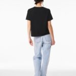 Bella BE6110 Women's Heavy Boxy Tee - Vintage Black | Custom Printed and Embroidered