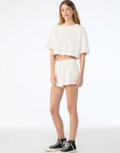 Bella BE6882GD Women’s Heavyweight Washed Cropped Tee